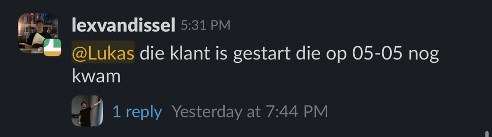 Resultaat van een klant van implement