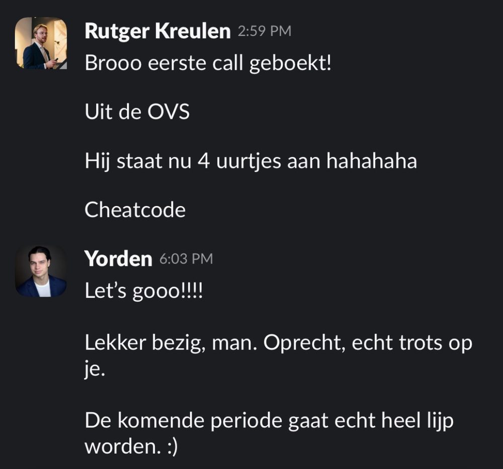 Resultaat van een klant van implement