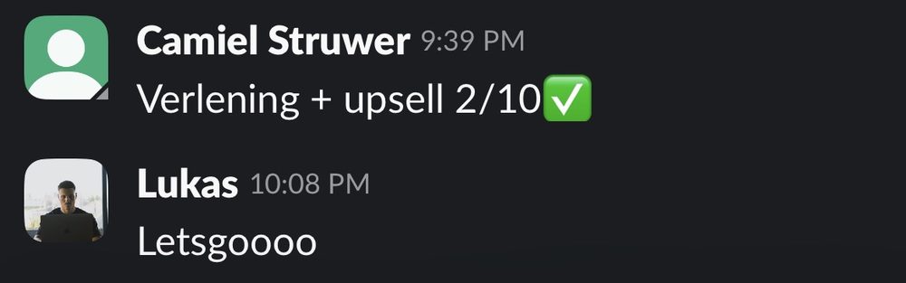 Resultaat van een klant van implement
