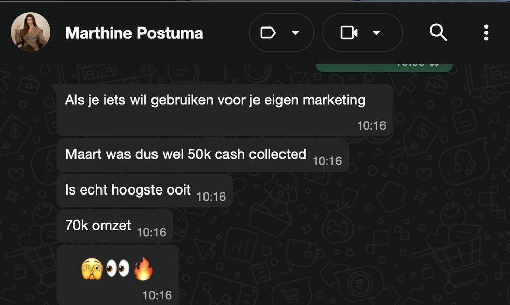 Resultaat van een klant van implement