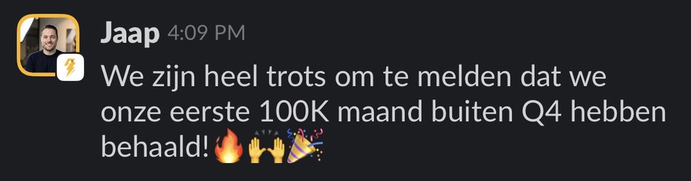 Resultaat van een klant van implement