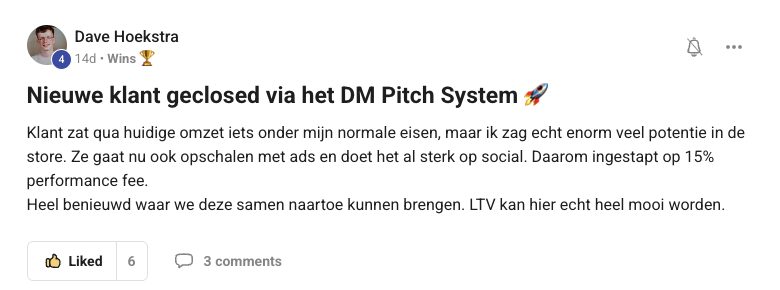 Resultaat van een klant van implement