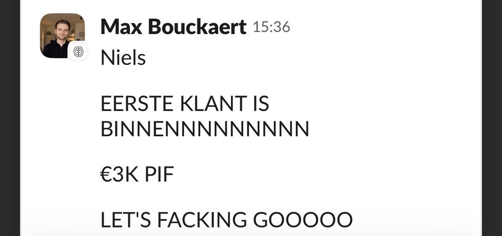 Resultaat van een klant van implement