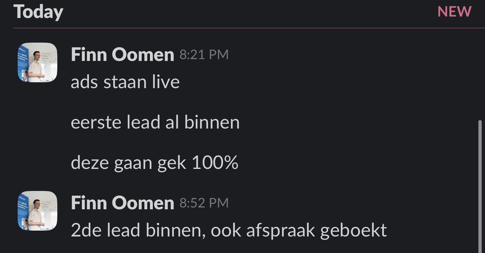 Resultaat van een klant van implement
