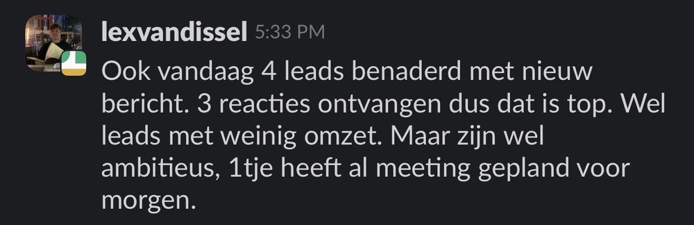 Resultaat van een klant van implement