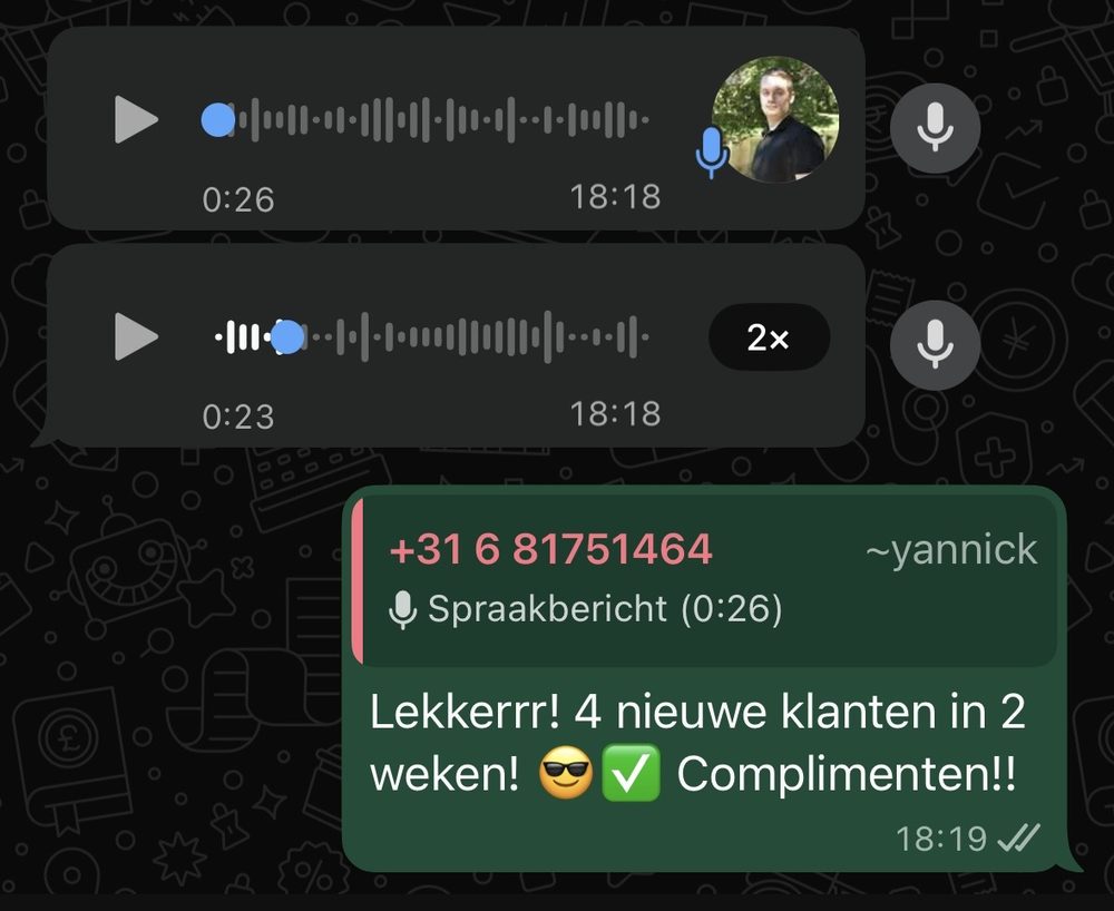 Resultaat van een klant van implement