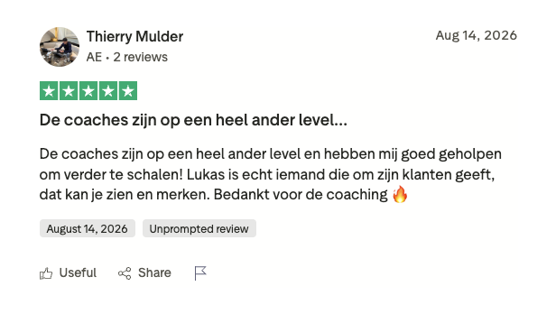 Resultaat van een klant van implement