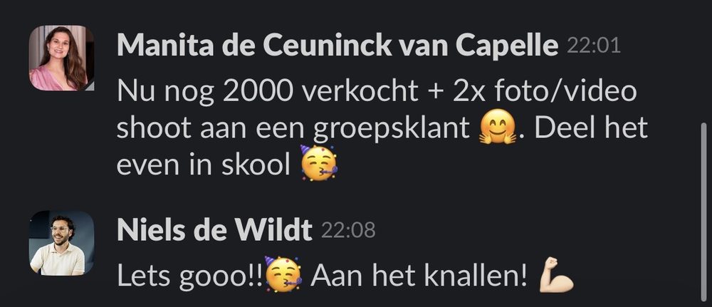 Resultaat van een klant van implement
