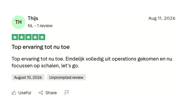 Resultaat van een klant van implement