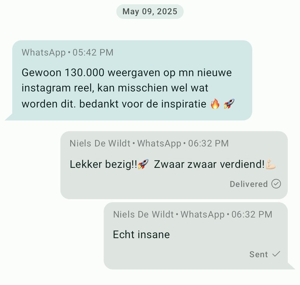Resultaat van een klant van implement