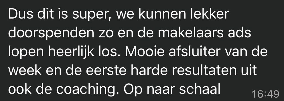 Resultaat van een klant van implement
