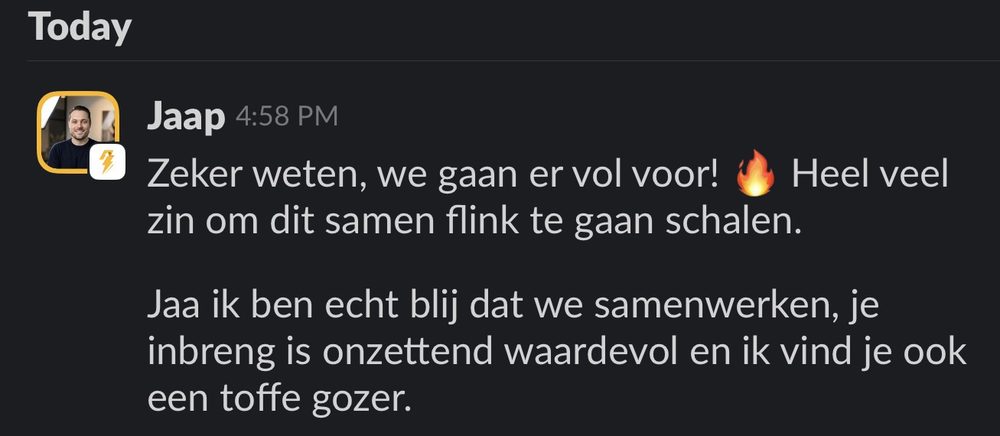 Resultaat van een klant van implement