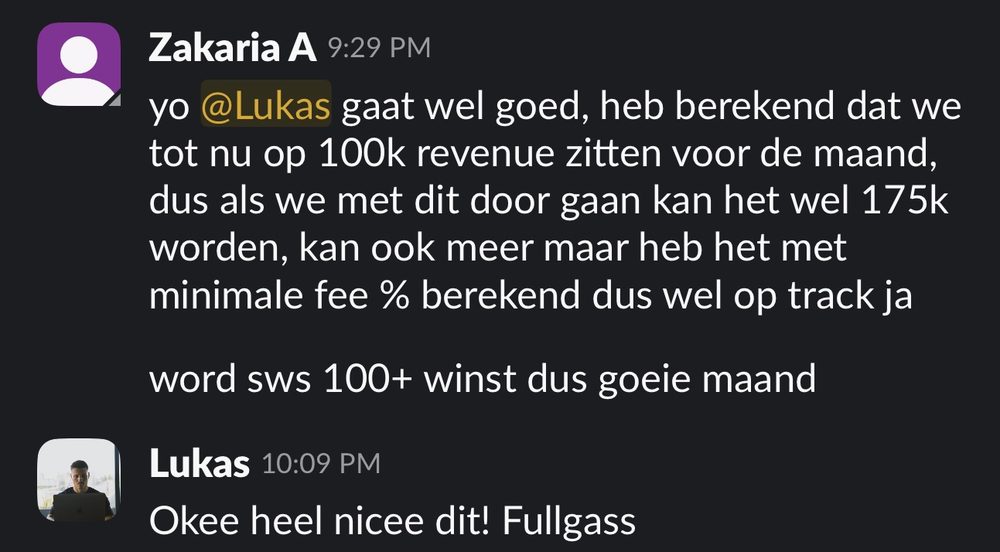 Resultaat van een klant van implement