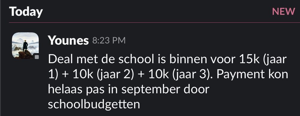 Resultaat van een klant van implement