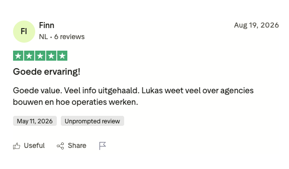 Resultaat van een klant van implement